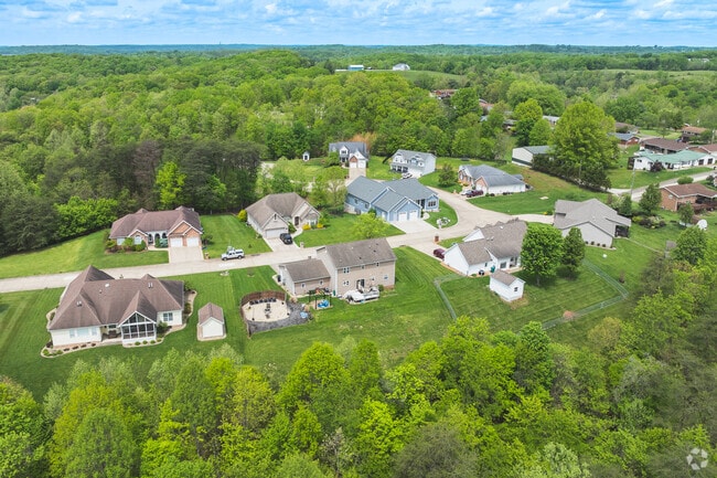 Many newer homes also grace the hills of Lubeck.