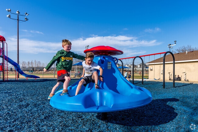 The playground at Aspen Park is a lot of fun for the children in Brandon.