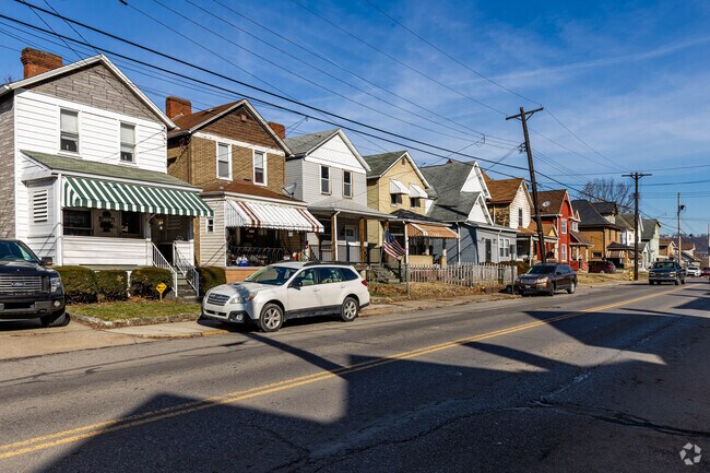 Quite a few of the single-family homes in Glassport offer front porches.