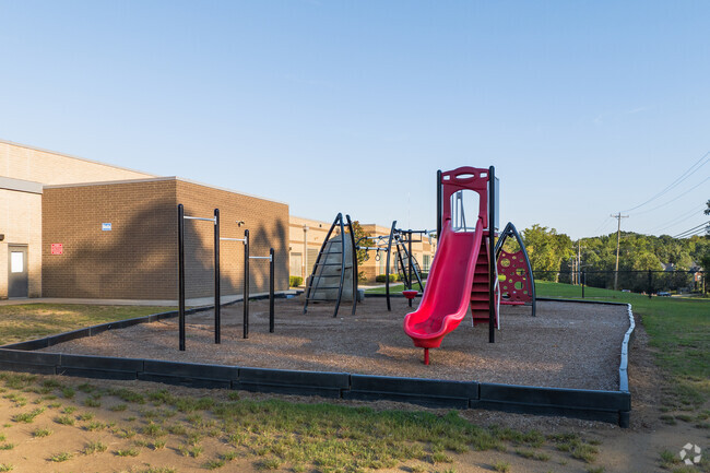 Students love the playground at Newell Elementary in Charlotte.