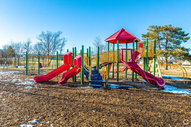 Evans Park playground offers plenty of space for Adel families to play.