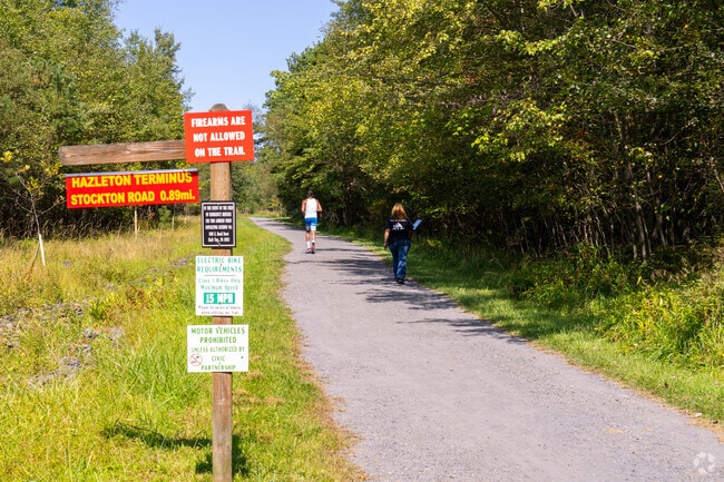 Residents of Beaver Meadows enjoy leisurely strolls along the scenic Beaver Creek trails.