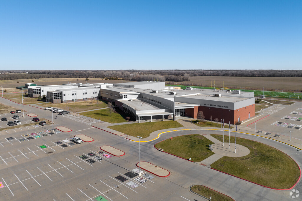 This is an aerial view of Valley Center High School.