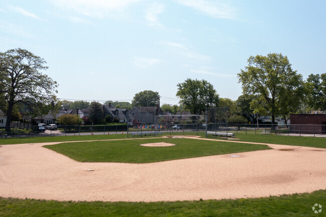 Catch a game of baseball at William S. Covert Elementary School.
