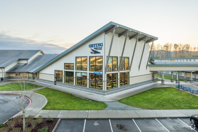 Orting Middle School serves students in grades 6-8.