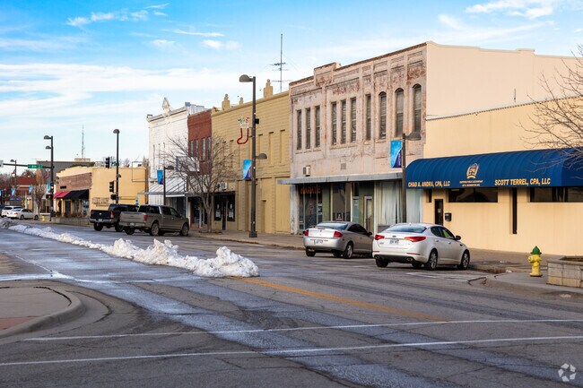 Downtown Wellington shows the historic side of the city.