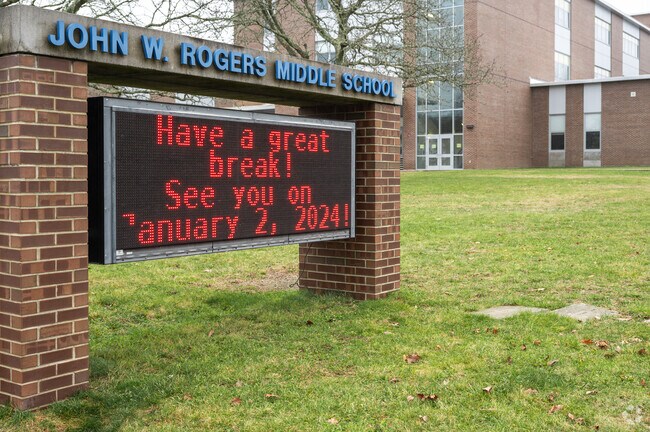 Welcome to John W. Rogers Middle School John W. Rogers Middle School in Rockland.