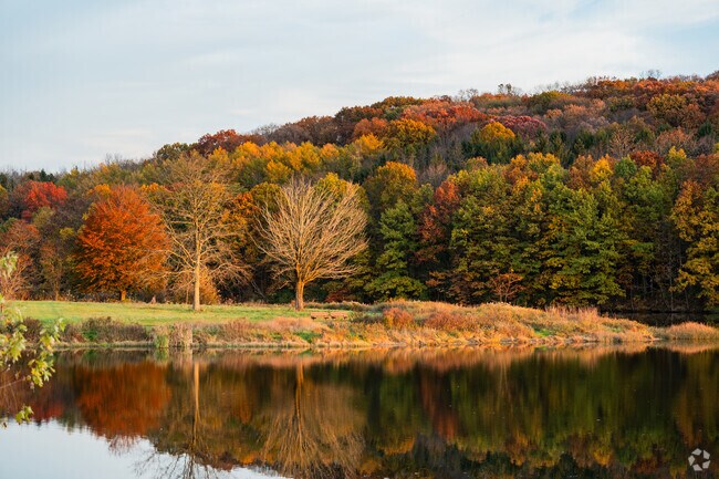 Picturesque views of the seasons changing in Hamburg, PA.