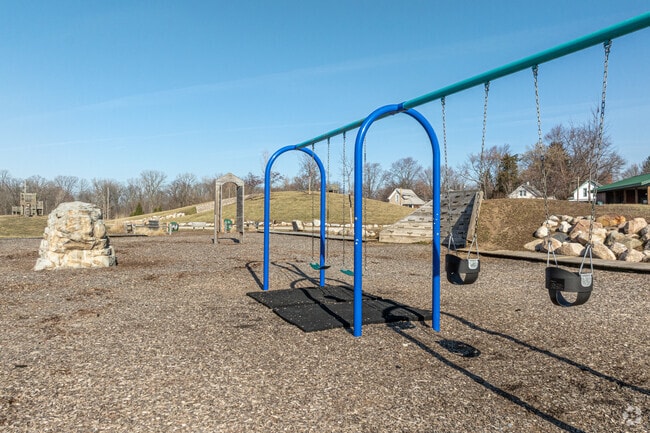 Northside-Goshen kids love the playground and open fields at Mill Street Park.