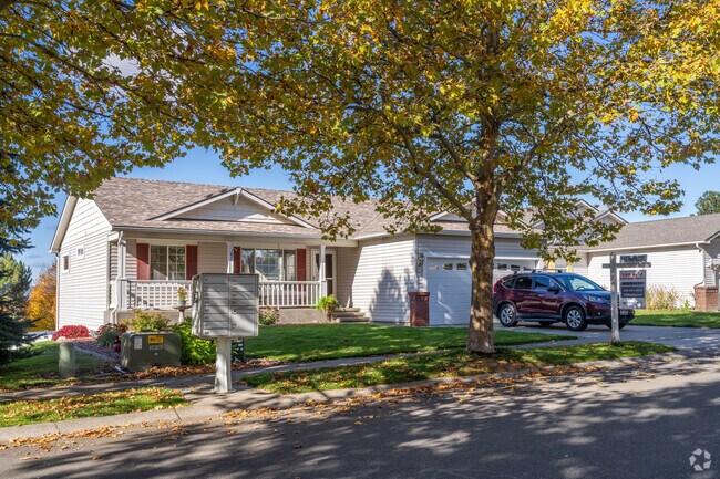Single-story homes are common in Post Falls' West Seltice neighborhood.