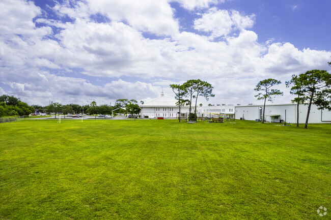 Wade Christian Academy provides a large outdoor recreation field for students to enjoy.