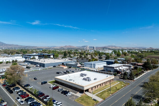 An aerial view of Washoe Inspire Academy facing North West.