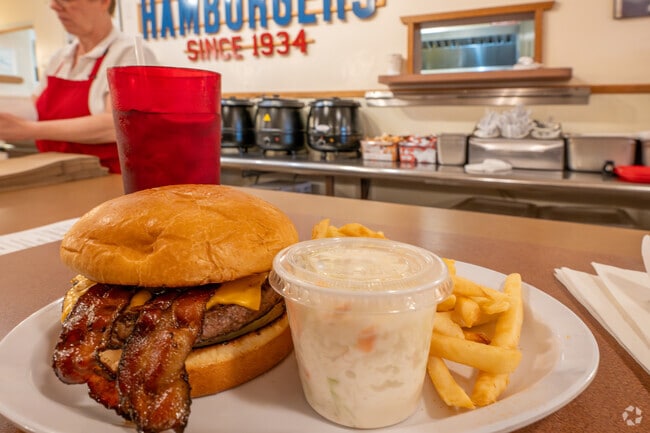 Mazos Burgers of Southgate are made fresh by the owner every day.