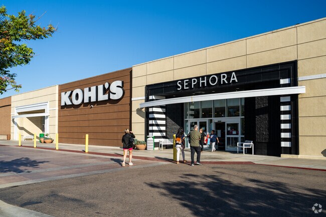 Big box stores like Kohl's can be found in the Balboa Mesa Shopping Center.