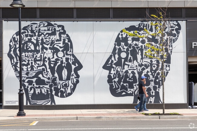 Murals by local artists can be found all throughout the city of Asbury Park.