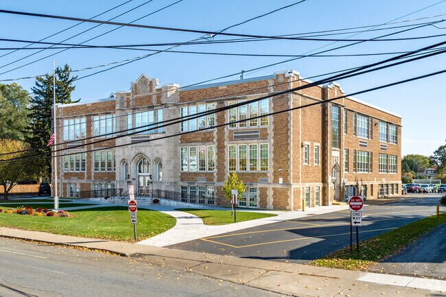 The Peterboro Street Elementary School in Canastota opened in 1927.