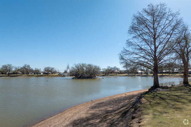 Lakeside Park in Andrews offers peaceful views and fun activities for all.