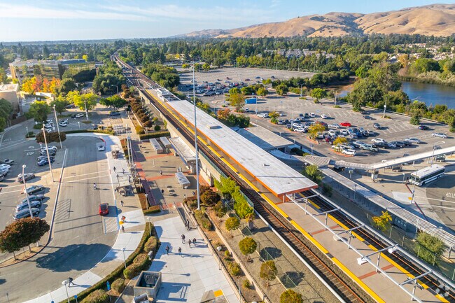 The Fremont Bart is an easy way to get to Oakland and San Francisco.