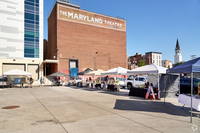 The Hagerstown City Market takes place once a month behind historic Maryland Theatre.
