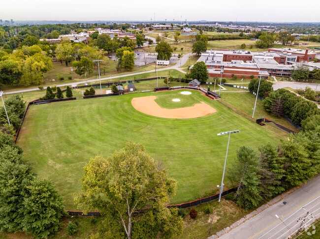 The baseball field of John Overton High School.