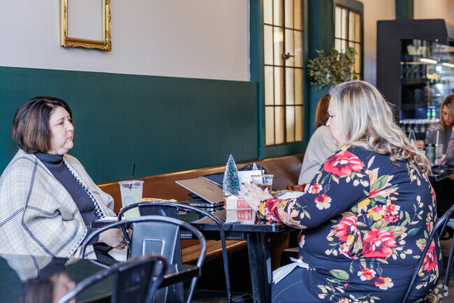 Lebanon residents meet up for lunch at Cafe Jude's in downtown.