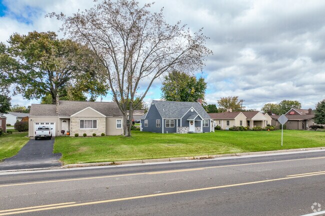 Houses in East Franklin Township sit close to each other with off street parking.