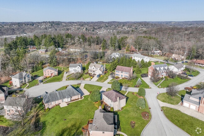 Quiet cul-de-sacs in Hampton provide peaceful living.