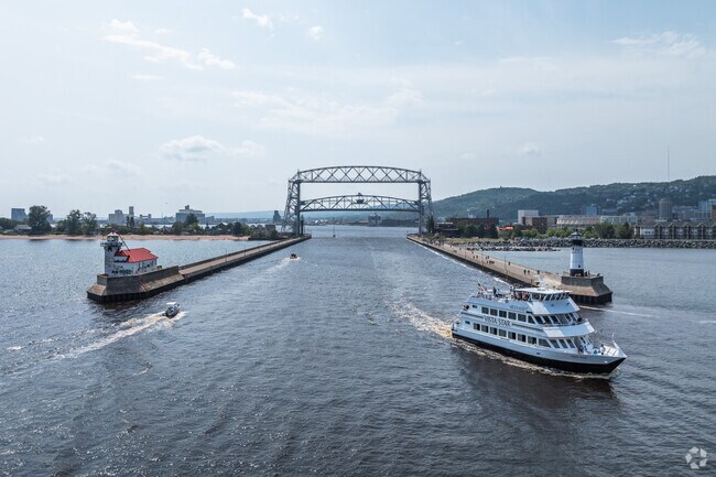 Denfeld is a short distance from downtown and the infamous Duluth Aerial Lift Bridge.