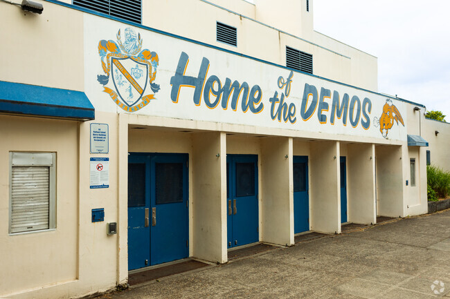 Jefferson High School football field entrance.