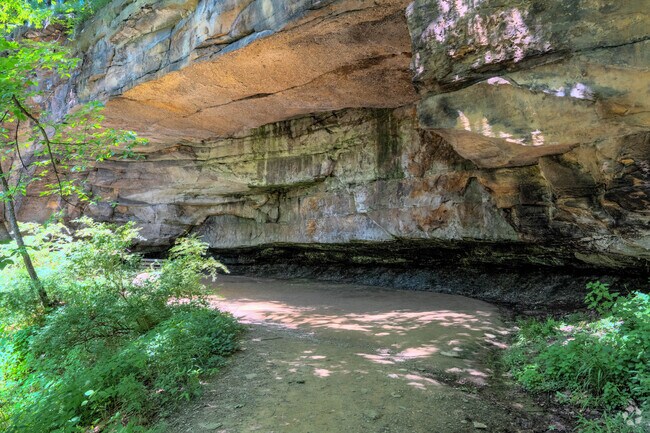 Discover the historic Mary Campbell Cave—now known as Old Maid’s Kitchen—at Gorge Metro Park in Chapel Hill.