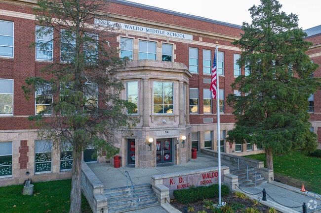 Waldo Middle School is named after KD Waldo, a former superintendent of East Aurora 131.