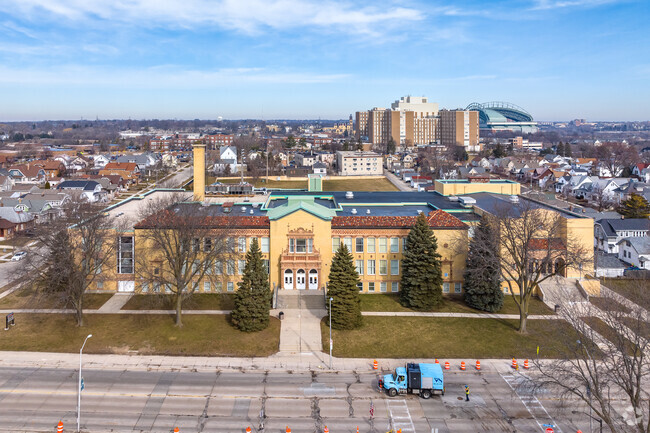 A view of West Milwaukee Intermediate School.