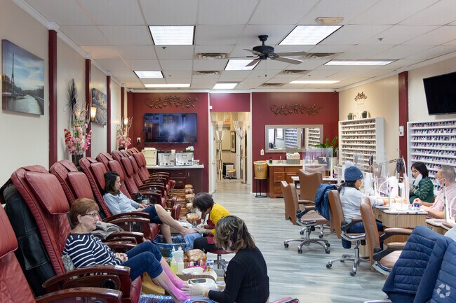 Relax with a pedicure at Studio Nail in East Greenwich, RI.