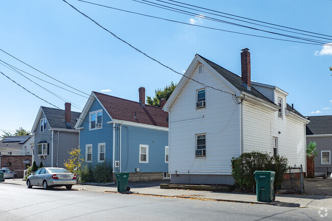 Colorful homes dot the spacious side streets of Agganis AC.