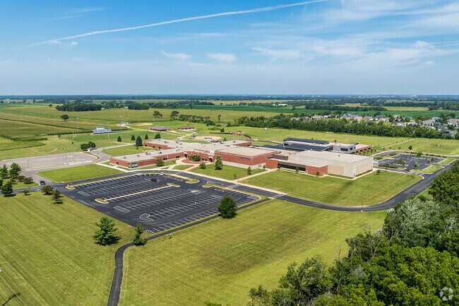 Williams Bay Elementary, Middle & High School share the same building.