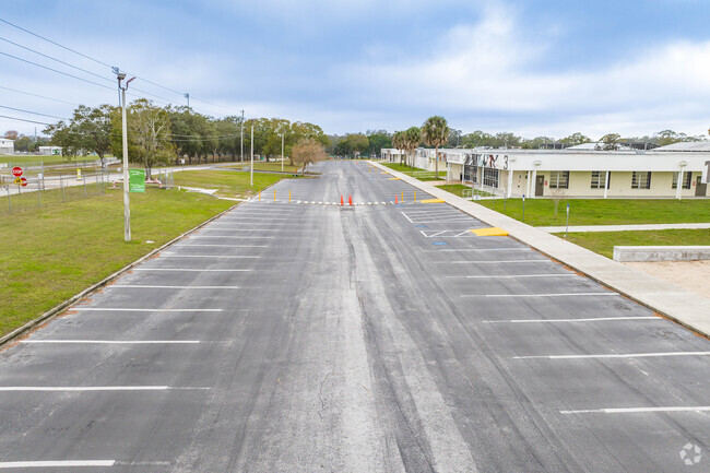 Marchman Technical Education Center has a large size parking lot for teachers and visitors.