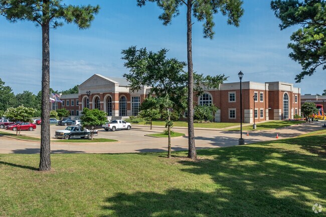 Three Lakes Middle School is nestled in between the towering East Texas trees.
