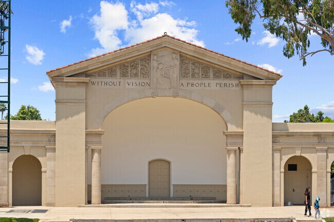 Experience the harmony of art and architecture at Redlands Bowl in South Redlands, CA.