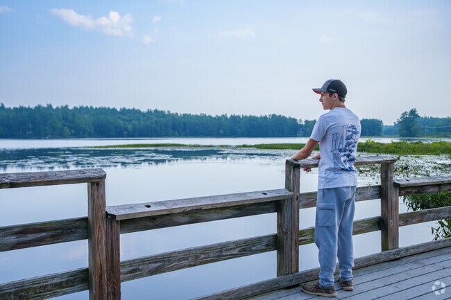 Take in the serene sounds of nature at Turtletown Pond in East Concord.