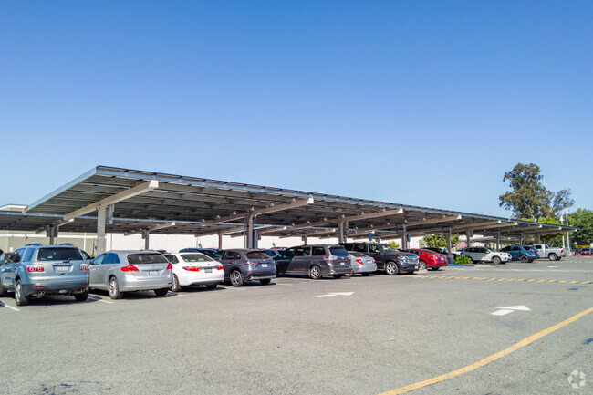 Staff parking at George Shirakawa Sr. Elementary School in San Jose.