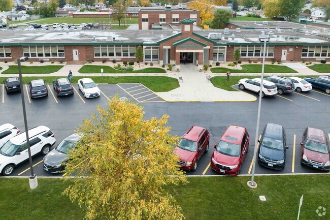 Your kids will enjoy learning in the inspiring atmosphere of the Hometown Elementary School.