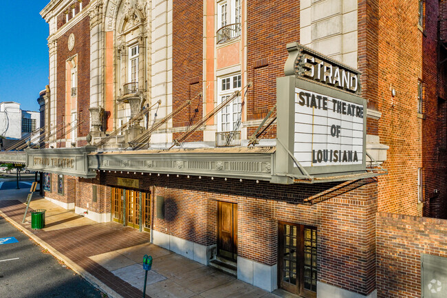 State Theater of Louisiana in Downtown Riverfront is a historical landmark.
