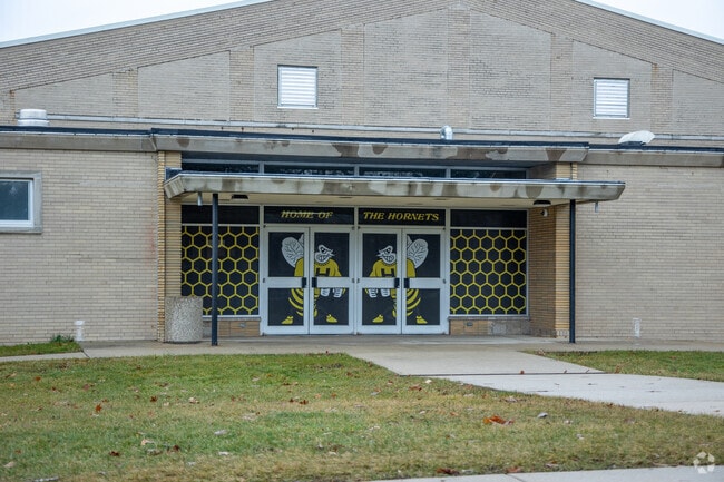 Harvard High School is located right next to the Junior High.