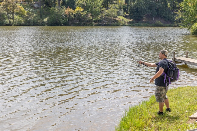 Fishing is a popular pastime at the Beaver Lake near Beaverdam.