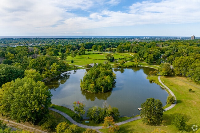 Forest Hill Park features a beautiful scenic views in Cleveland Heights.