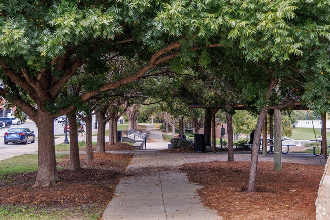 Tree canopy walking paths provide great opportunities for a stroll along the Flint River.