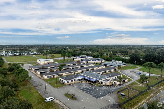 Ronald McNair Magnet Middle School offers parking on the southeast side of the school.