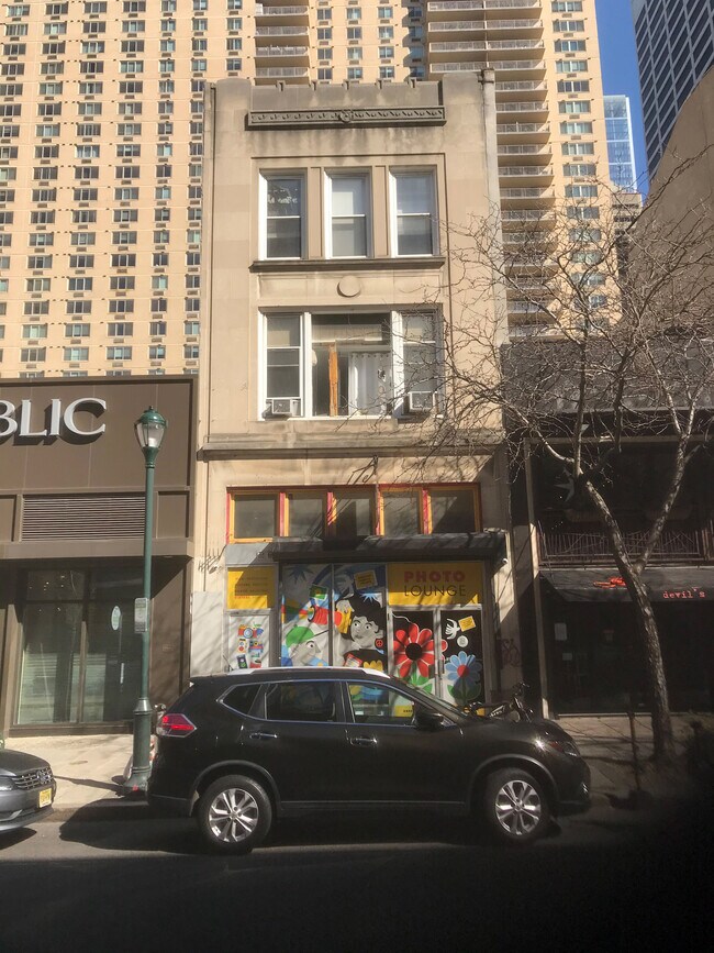 View of building from sidewalk