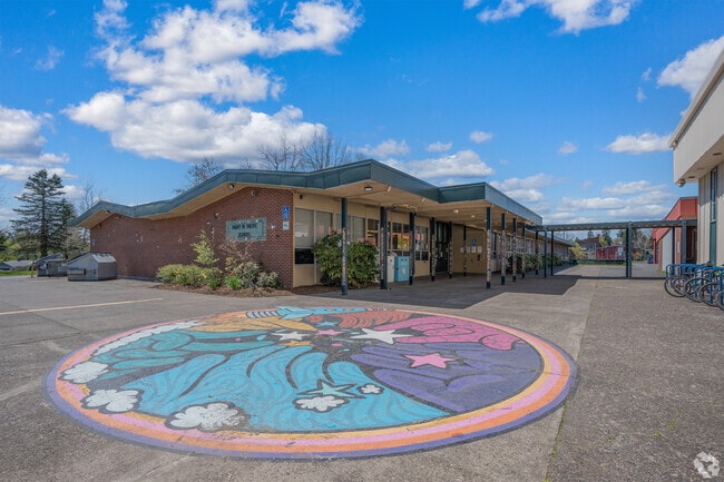 Students attend Rieke Elementary School in Hillsdale, Portland