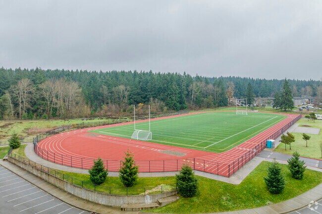 Athletic fields of First Creek Middle School.